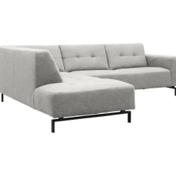 Trendhopper Hoekbank Viborg Nero Lightgrey links^ Hoekbanken