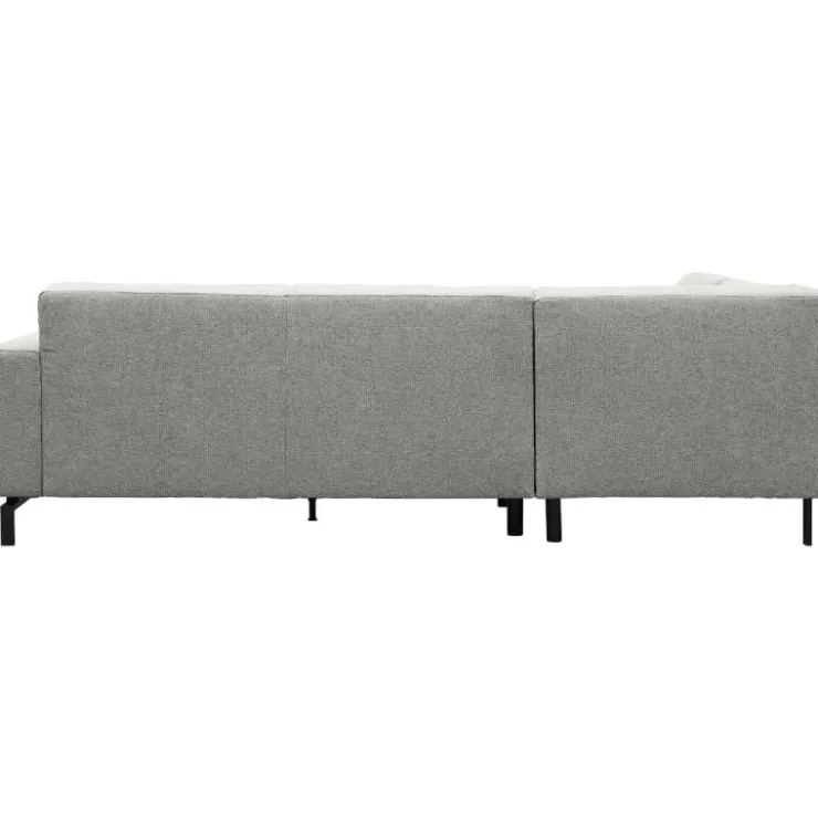Trendhopper Hoekbank Viborg Nero Lightgrey links^ Hoekbanken