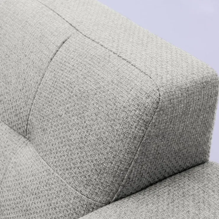 Trendhopper Hoekbank Viborg Nero Lightgrey links^ Hoekbanken
