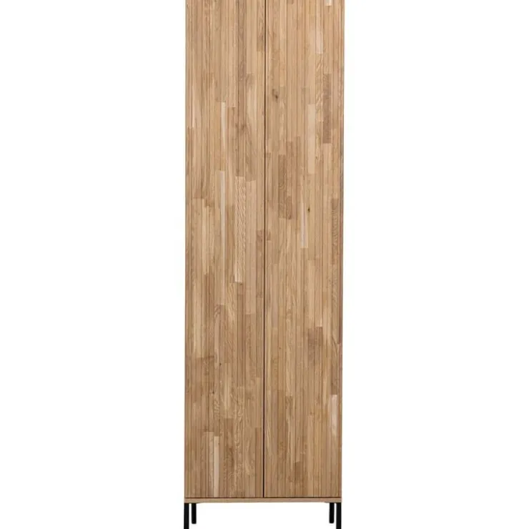 Trendhopper Hoge kast Gravure New Eiken Blanke lak^ Opbergkasten