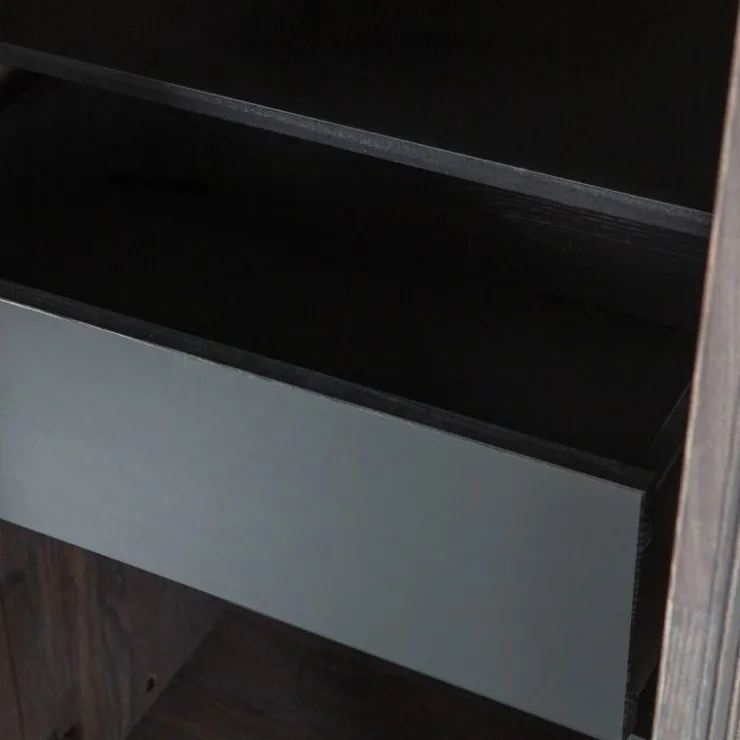 Trendhopper Hoge kast Gravure New Essen Espresso^ Opbergkasten