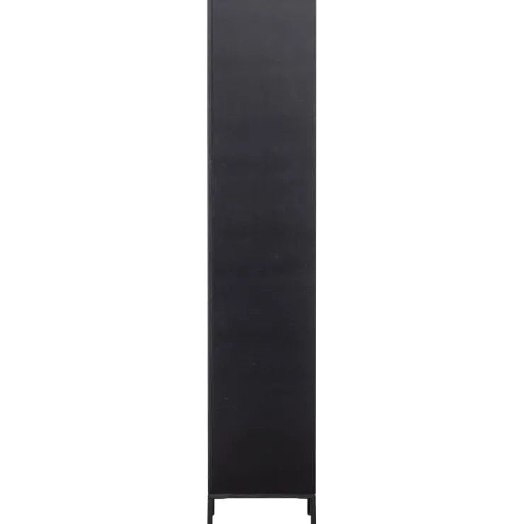 Trendhopper Hoge kast Gravure New Grenen Zwart^ Opbergkasten