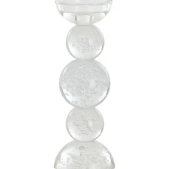 Trendhopper Kandelaar Itinga Glas Bubbel Clear 26,5 Cm^ Woonaccessoires
