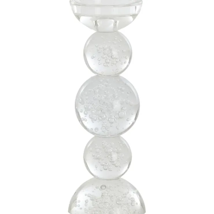 Trendhopper Kandelaar Itinga Glas Bubbel Clear 26,5 Cm^ Woonaccessoires