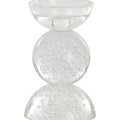 Trendhopper Kandelaar Itinga Glas Bubbel Clear 15,5 Cm^ Woonaccessoires