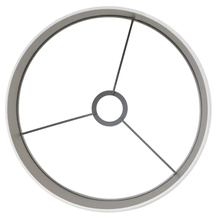 Trendhopper Kap cilinder 40-40-30 cm SAVERNA eiwit^ Lampenkappen & Voeten