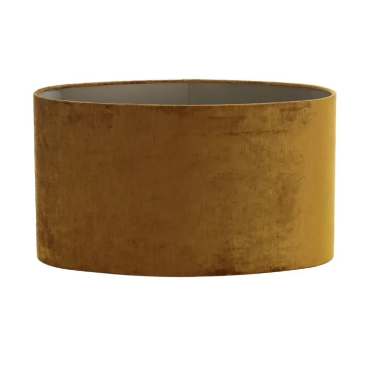 Trendhopper Kap ovaal recht 58-58-32 cm GEMSTONE goud^ Lampenkappen & Voeten