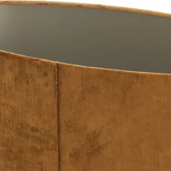Trendhopper Kap ovaal recht 58-58-32 cm GEMSTONE goud^ Lampenkappen & Voeten