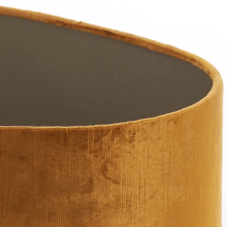 Trendhopper Kap ovaal recht 58-58-32 cm GEMSTONE goud^ Lampenkappen & Voeten