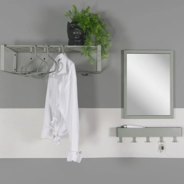 Trendhopper Kapstok Dex 5 haken Dusty Green^ Halaccessoires