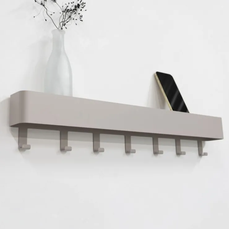 Trendhopper Kapstok Dex 7 haken Silky Taupe^ Halaccessoires