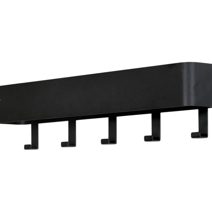 Trendhopper Kapstok Dex 5 haken Zwart^ Halaccessoires