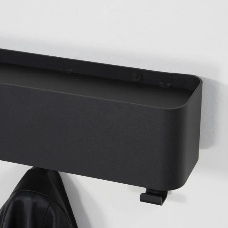 Trendhopper Kapstok Dex 3 haken Zwart^ Halaccessoires