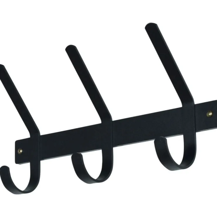 Trendhopper Kapstok Duke 3 haken zwart^ Halaccessoires