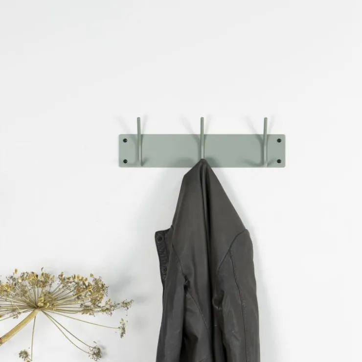 Trendhopper Kapstok Fusion 3 haken Dusty Green^ Halaccessoires