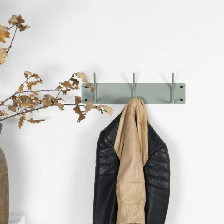 Trendhopper Kapstok Fusion 3 haken Dusty Green^ Halaccessoires