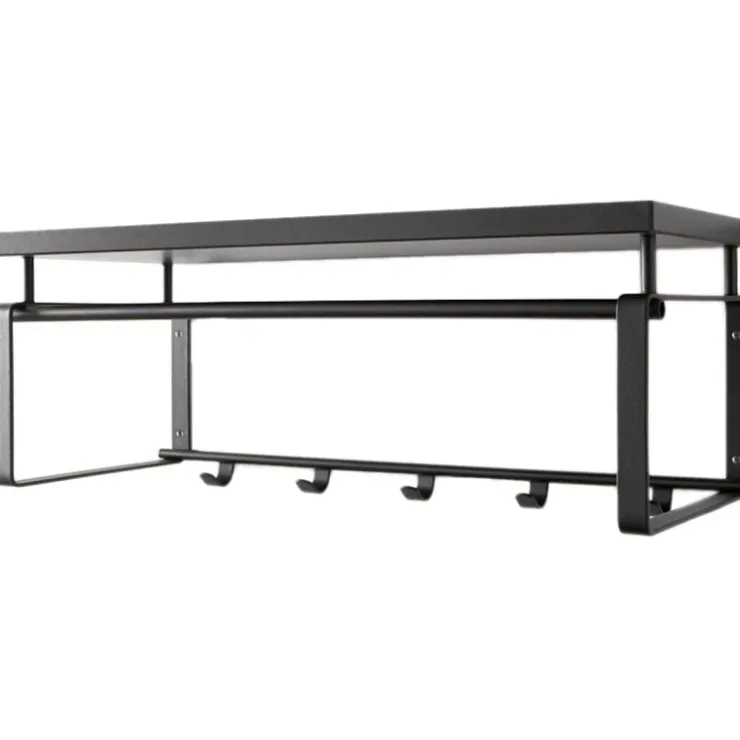 Trendhopper Kapstok Rex 3 zwart 70x28cm^ Halaccessoires