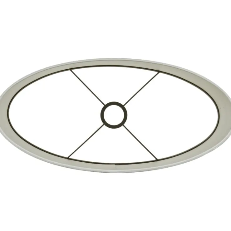 Trendhopper Lampenkap Saverna ovaal 38x17,5x28 cm eiwit^ Lampenkappen & Voeten