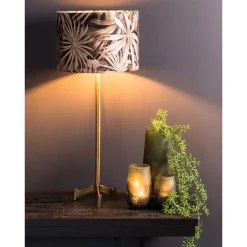 Trendhopper Lampvoet Dennis 50cm brons^ Lampenkappen & Voeten