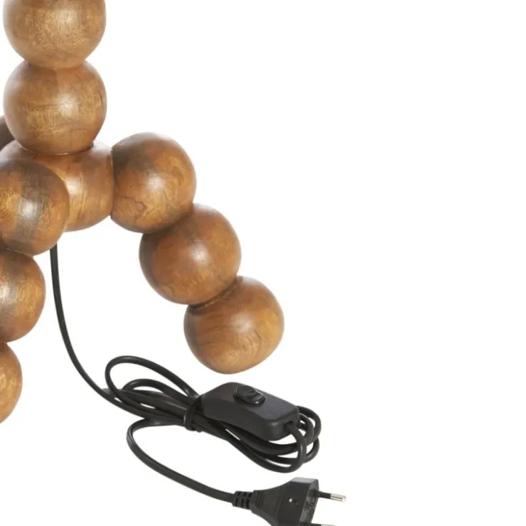 Trendhopper Lampvoet Vegio hout olie bruin 50 cm^ Lampenkappen & Voeten