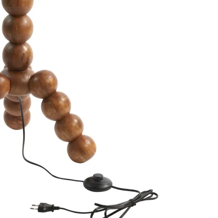 Trendhopper Lampvoet Vegio hout olie bruin 130 cm^ Lampenkappen & Voeten