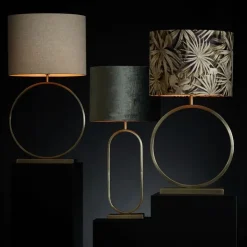 Trendhopper Lampvoet 20x13x55 cm JAMIRI licht goud^ Lampenkappen & Voeten