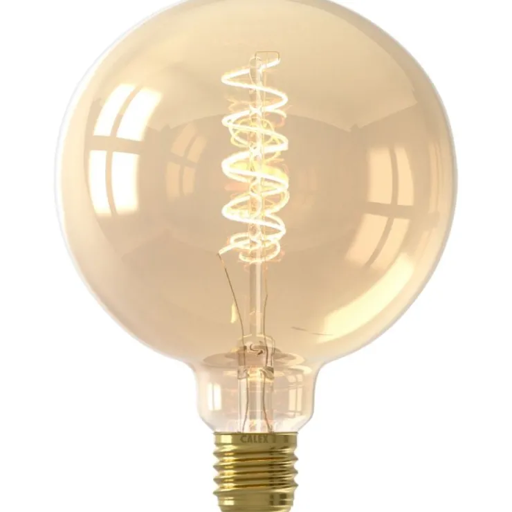 Trendhopper Lichtbron Globelamp Flex 12,5 cm Goud E27^ Lichtbronnen