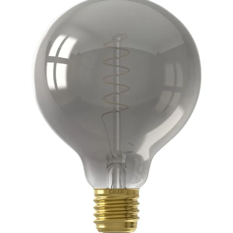 Trendhopper Lichtbron Globelamp Flex 9,5 cm Titanium E27^ Lichtbronnen
