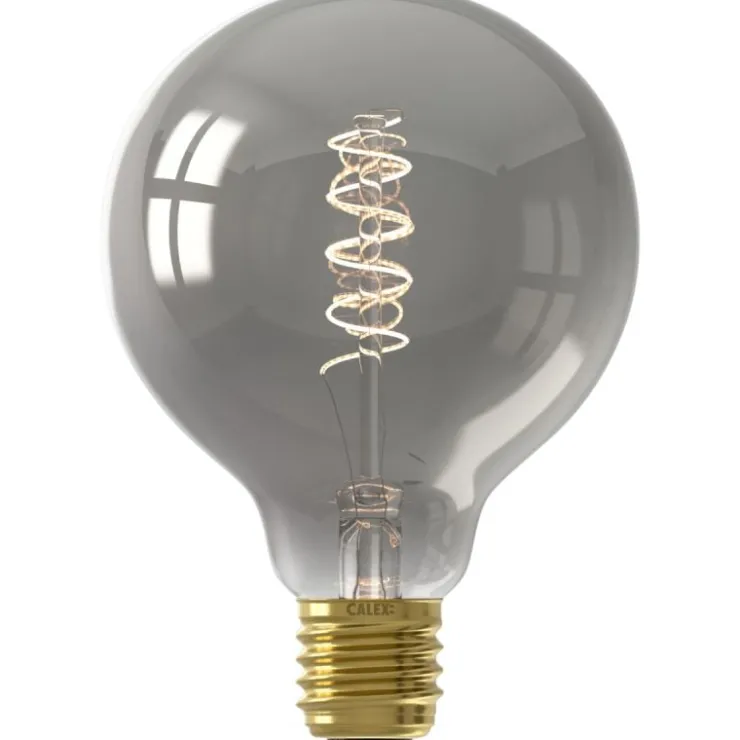 Trendhopper Lichtbron Globelamp Flex 9,5 cm Titanium E27^ Lichtbronnen