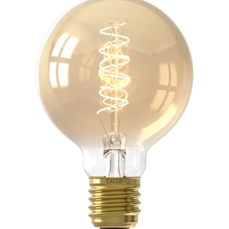 Trendhopper Lichtbron Globelamp Flex 8cm Goud E27^ Lichtbronnen