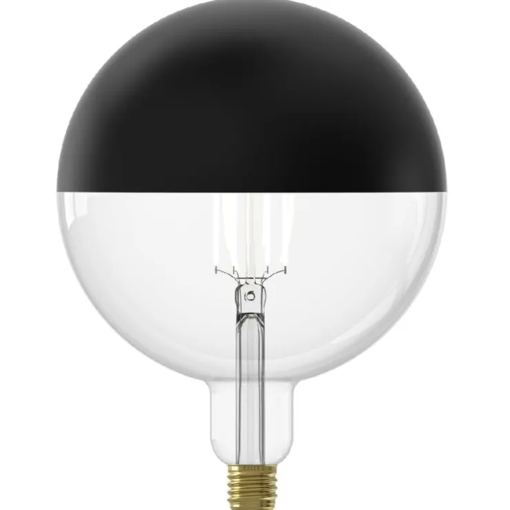 Trendhopper Lichtbron Kopspiegellamp XL 20 cm Zwart E27^ Lichtbronnen