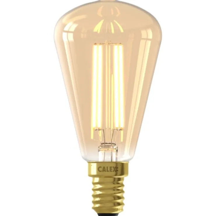 Trendhopper Lichtbron Rustieklamp Recht Goud E14^ Lichtbronnen
