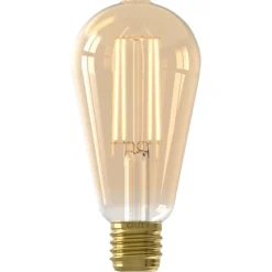 Trendhopper Lichtbron Rustieklamp Recht Goud E27^ Lichtbronnen
