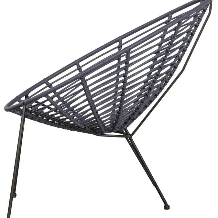 Trendhopper Loungestoel Jane Inkt Outdoor^ Eetkamerstoelen|Outdoor