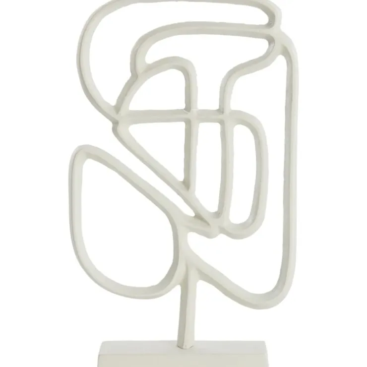 Trendhopper Ornament Goleza Creme 24X8X39 Cm^ Woonaccessoires
