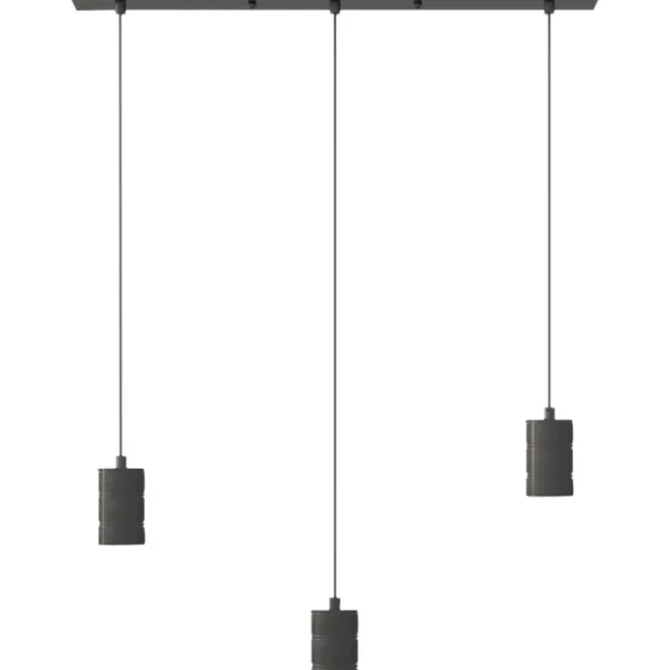 Trendhopper Pendel Retro rechthoekig Zwart^ Hanglampen