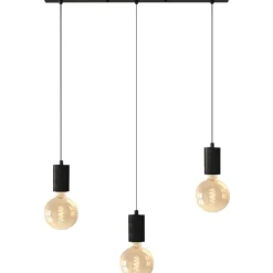 Trendhopper Pendel Retro rechthoekig Zwart^ Hanglampen