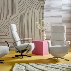 Trendhopper Relaxfauteuil Lunia Dubbel stiksel maat S^ Relaxfauteuils