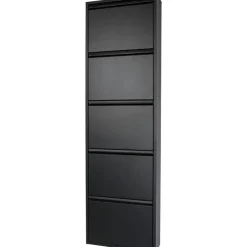 Trendhopper Schoenenkast Bobbie 5 laden zwart (10 paar schoenen)^ Schoenenkasten