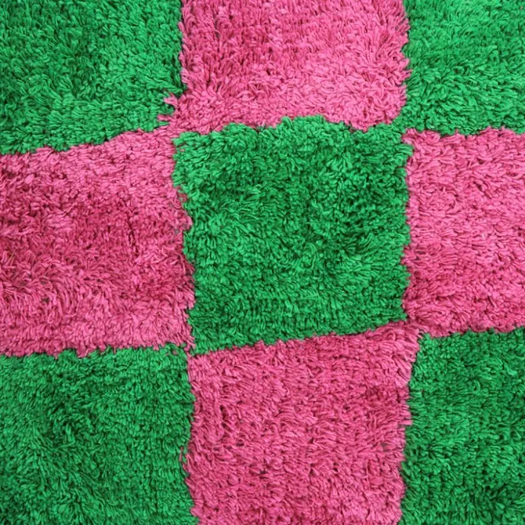 Trendhopper Sierkussen Blocks roze^ Woonaccessoires