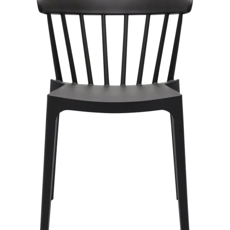 Trendhopper Spijlenstoel Bliss Zwart Outdoor^ Outdoor|Eetkamerstoelen