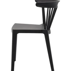 Trendhopper Spijlenstoel Bliss Zwart Outdoor^ Outdoor|Eetkamerstoelen