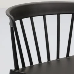 Trendhopper Spijlenstoel Bliss Zwart Outdoor^ Outdoor|Eetkamerstoelen