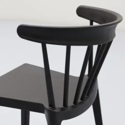 Trendhopper Spijlenstoel Bliss Zwart Outdoor^ Outdoor|Eetkamerstoelen