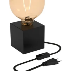 Trendhopper Tafellamp Block Zwart^ Bureau- & Tafellampen