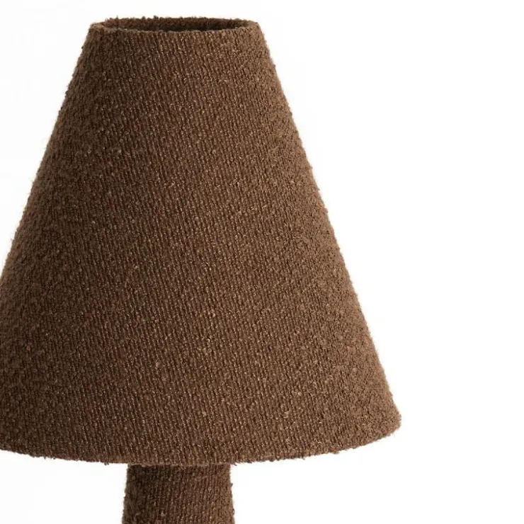 Trendhopper Tafellamp Davia Boucle Bruin^ Bureau- & Tafellampen