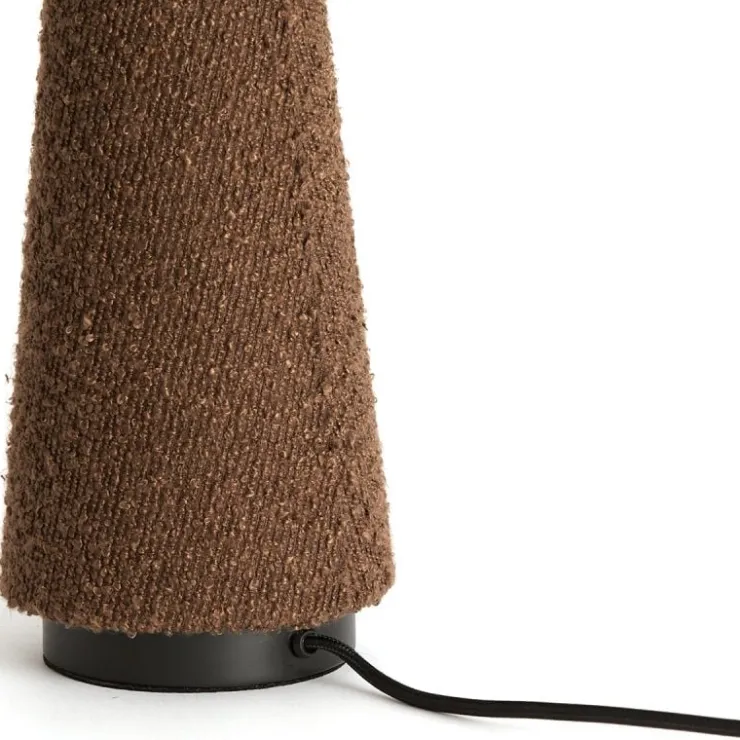 Trendhopper Tafellamp Davia Boucle Bruin^ Bureau- & Tafellampen