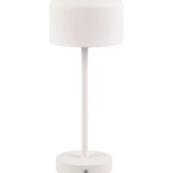 Trendhopper Tafellamp Jeff mat wit incl. 1x SMD 1,5W^ Bureau- & Tafellampen