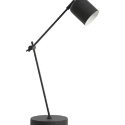 Trendhopper Tafellamp Riksja mat Zwart + dimmer^ Bureau- & Tafellampen