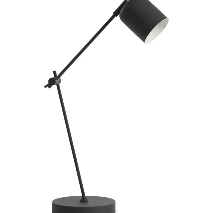 Trendhopper Tafellamp Riksja mat Zwart + dimmer^ Bureau- & Tafellampen
